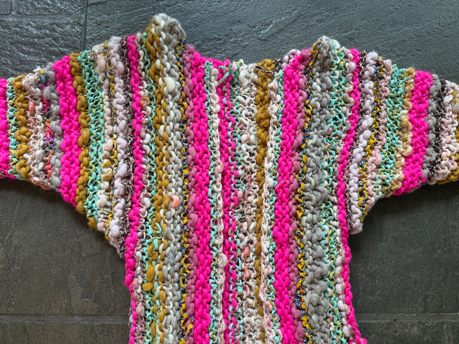 Free People Sweater ~ Multi Sample 96
