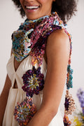 Frolic Flower Crochet Shawl Pattern