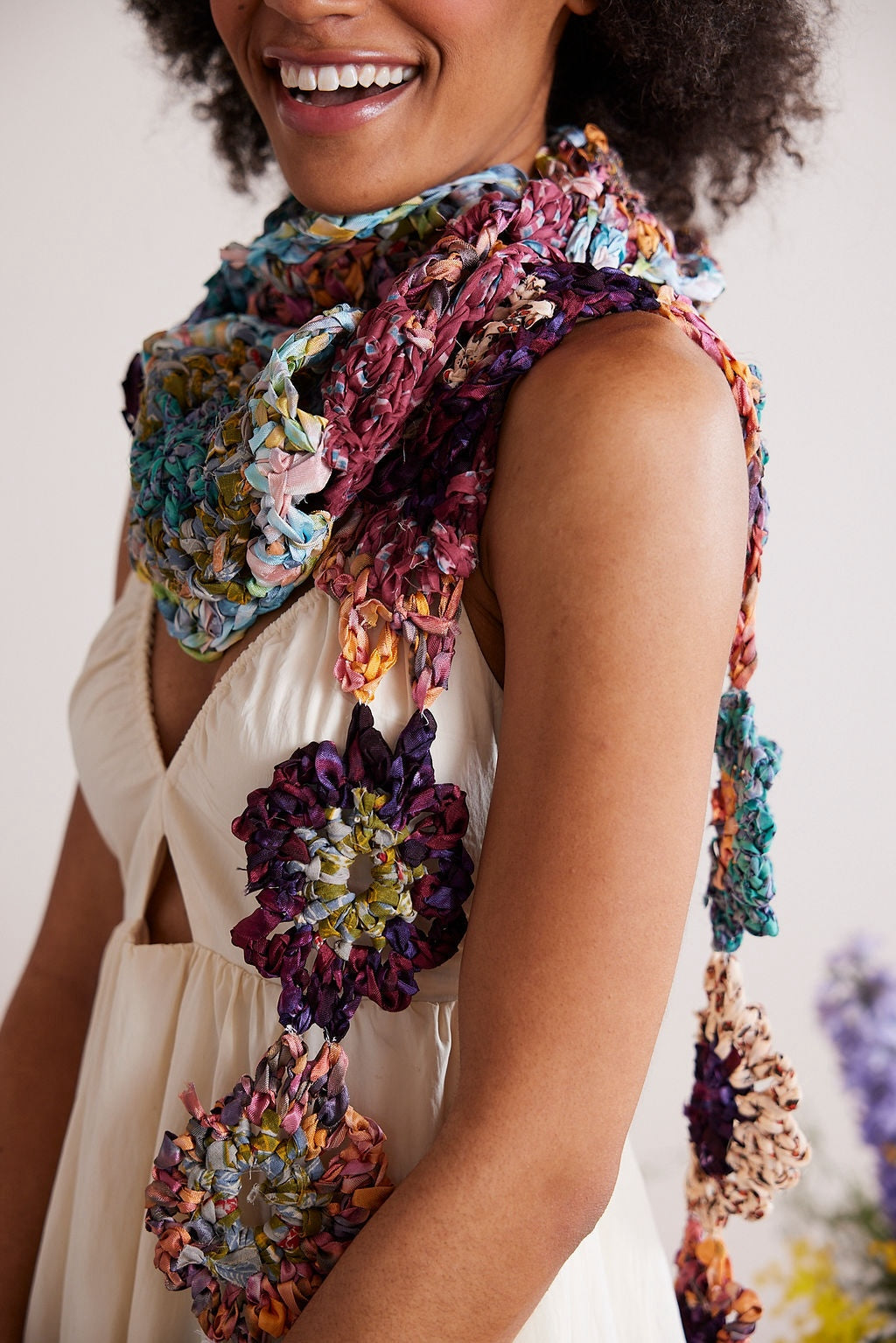 Frolic Flower Crochet Shawl Pattern