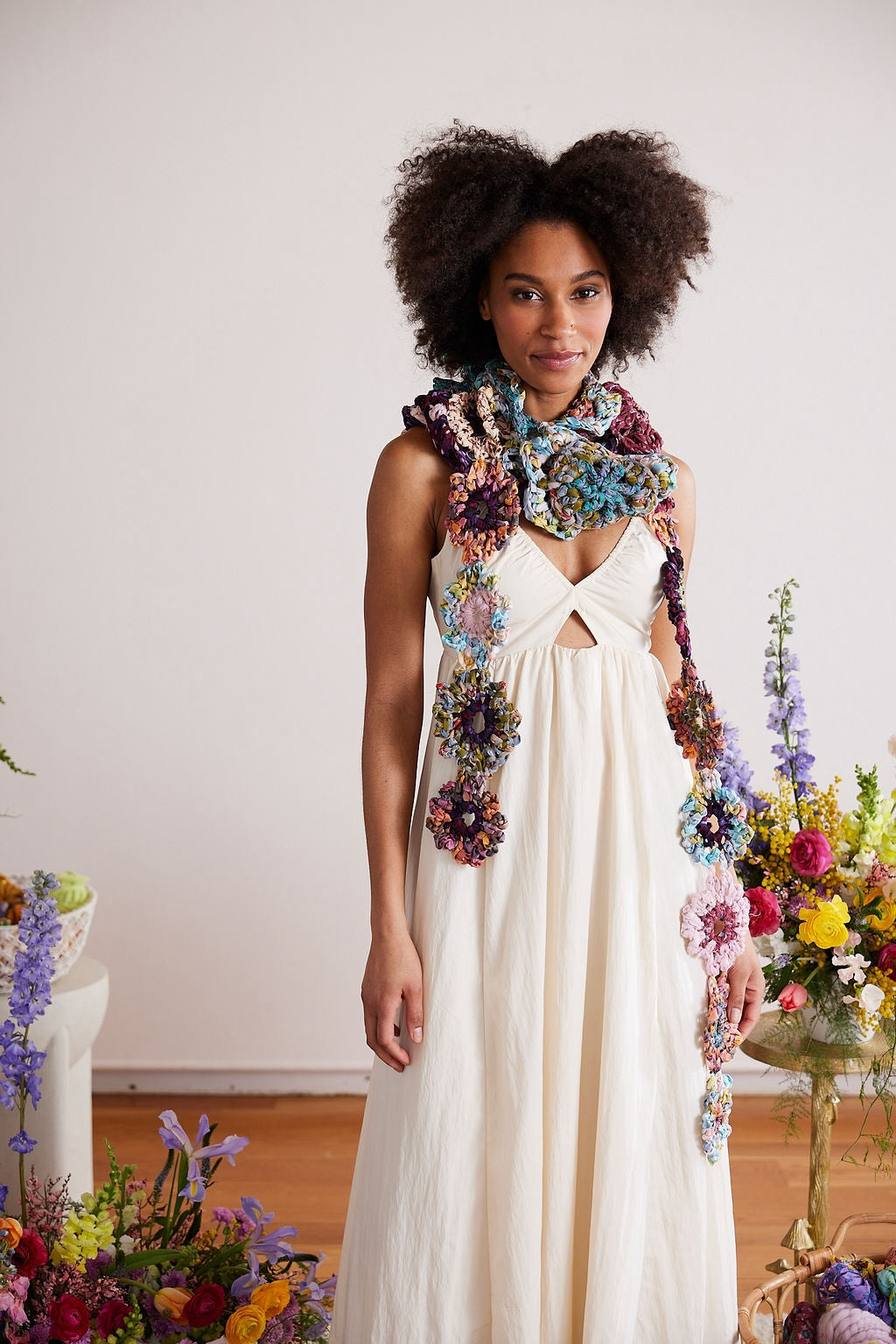 Frolic Flower Crochet Shawl Pattern