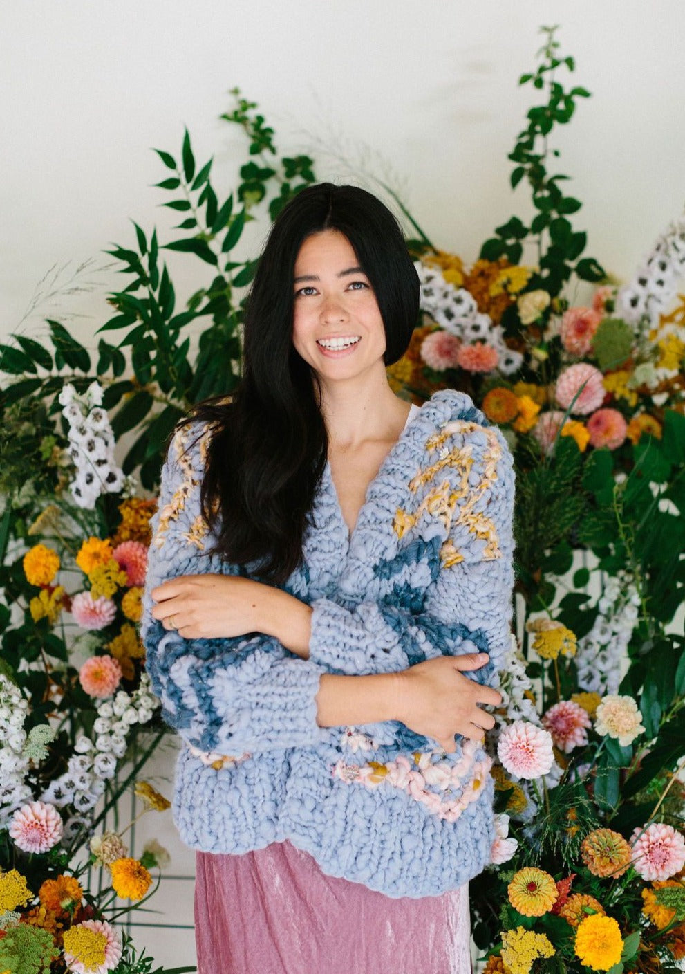 トップス and mary Jeniffer knit hoodie set color Glow Girl Hoodie Pattern – Knit Collage