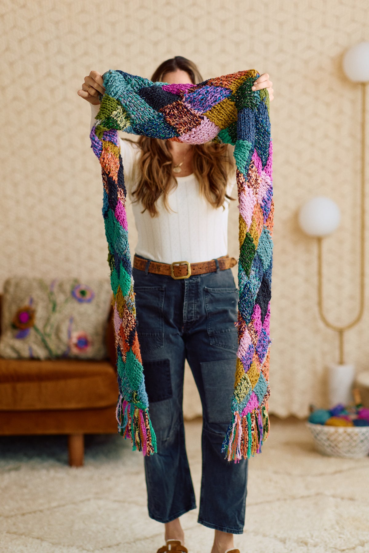 Grateful Threads Scarf ~ Knitalong Pattern
