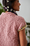 Gumdrop Sweater Short Sleeve ~ Peony / High Vibes Sample 34