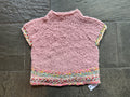 Gumdrop Sweater Short Sleeve ~ Peony / High Vibes Sample 34