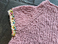 Gumdrop Sweater Short Sleeve ~ Peony / High Vibes Sample 34