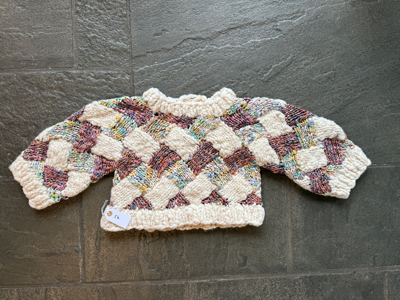 Harley 2.0 Sweater ~ French Vanilla / Waterfall Sample 26