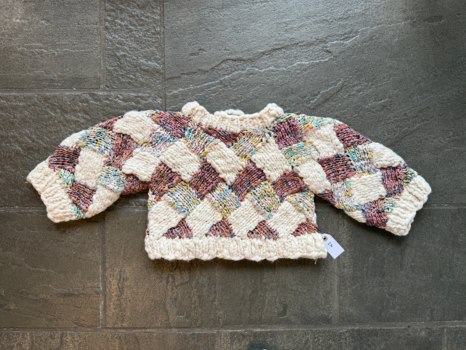 Harley 2.0 Sweater ~ French Vanilla / Waterfall Sample 26