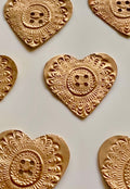 Etched Bronze Buttons