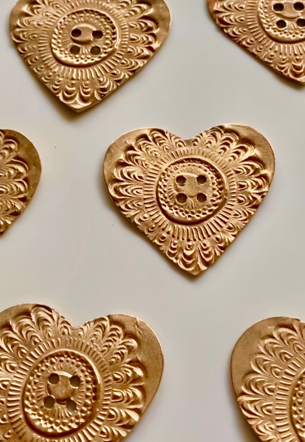 Etched Bronze Buttons
