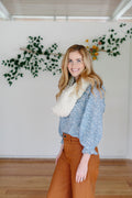 Knit Collage Herringbone Lace Cowl and Scarf Patterns