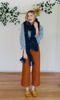 Knit Collage Herringbone Lace Cowl and Scarf Patterns