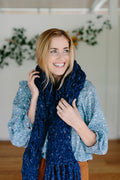 Knit Collage Herringbone Lace Cowl and Scarf Patterns