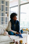 Knit Collage Herringbone Lace Cowl and Scarf Patterns
