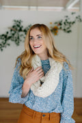 Knit Collage Herringbone Lace Cowl and Scarf Patterns