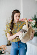 Knit Collage High Vibes Tee Pattern Wildflower Yarn