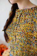 Knit Collage High Vibes Tee Pattern Wildflower Yarn