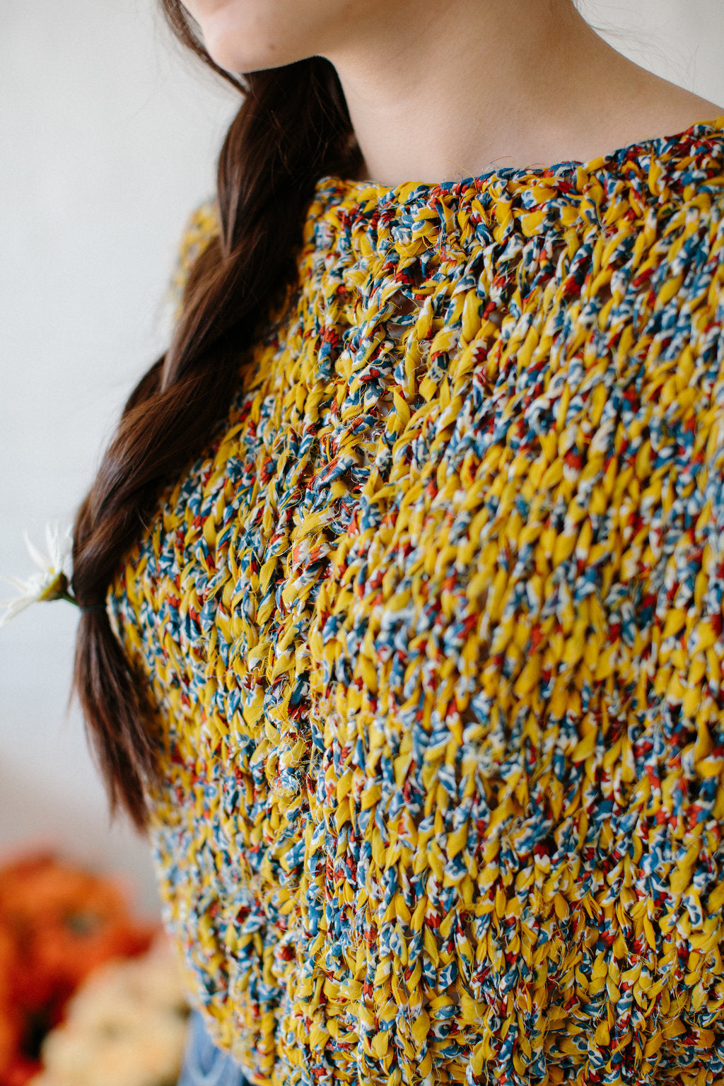 Knit Collage High Vibes Tee Pattern Wildflower Yarn