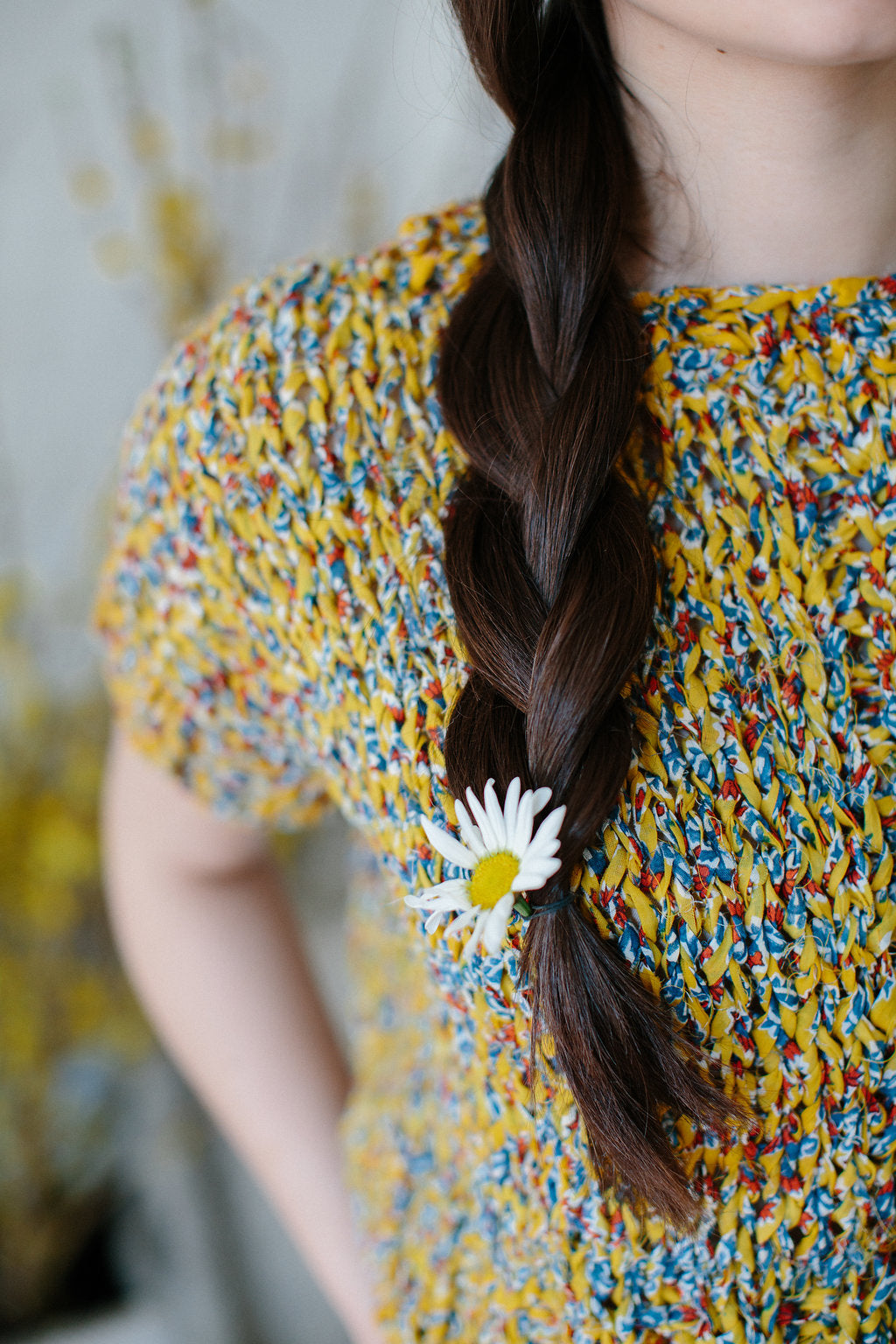 Knit Collage High Vibes Tee Pattern Wildflower Yarn