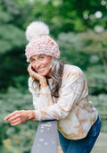 Hometown Beanie Hat Pattern Knit Collage