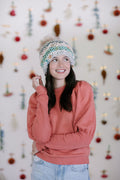 Hometown Beanie Hat Pattern Knit Collage