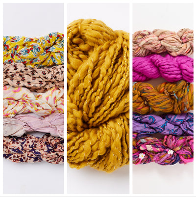 Rodeo Vest Mixed Yarn ~ Knitalong Kit