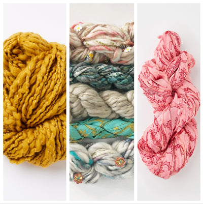 Blooming Plaid Pillow~ Knitalong Kit