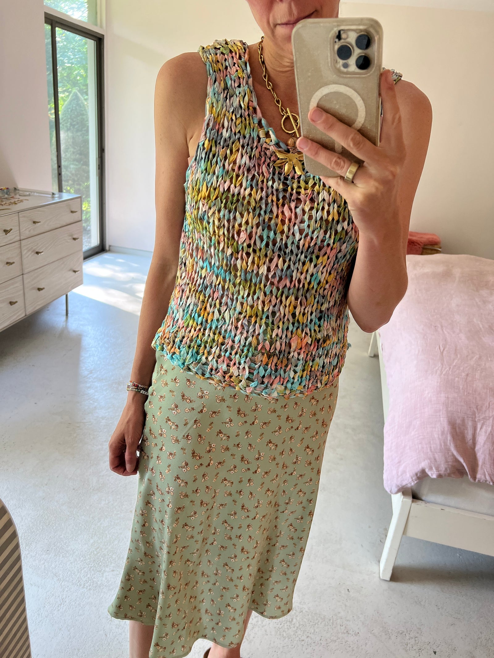 Waterfall Tank Pattern – Knit Collage