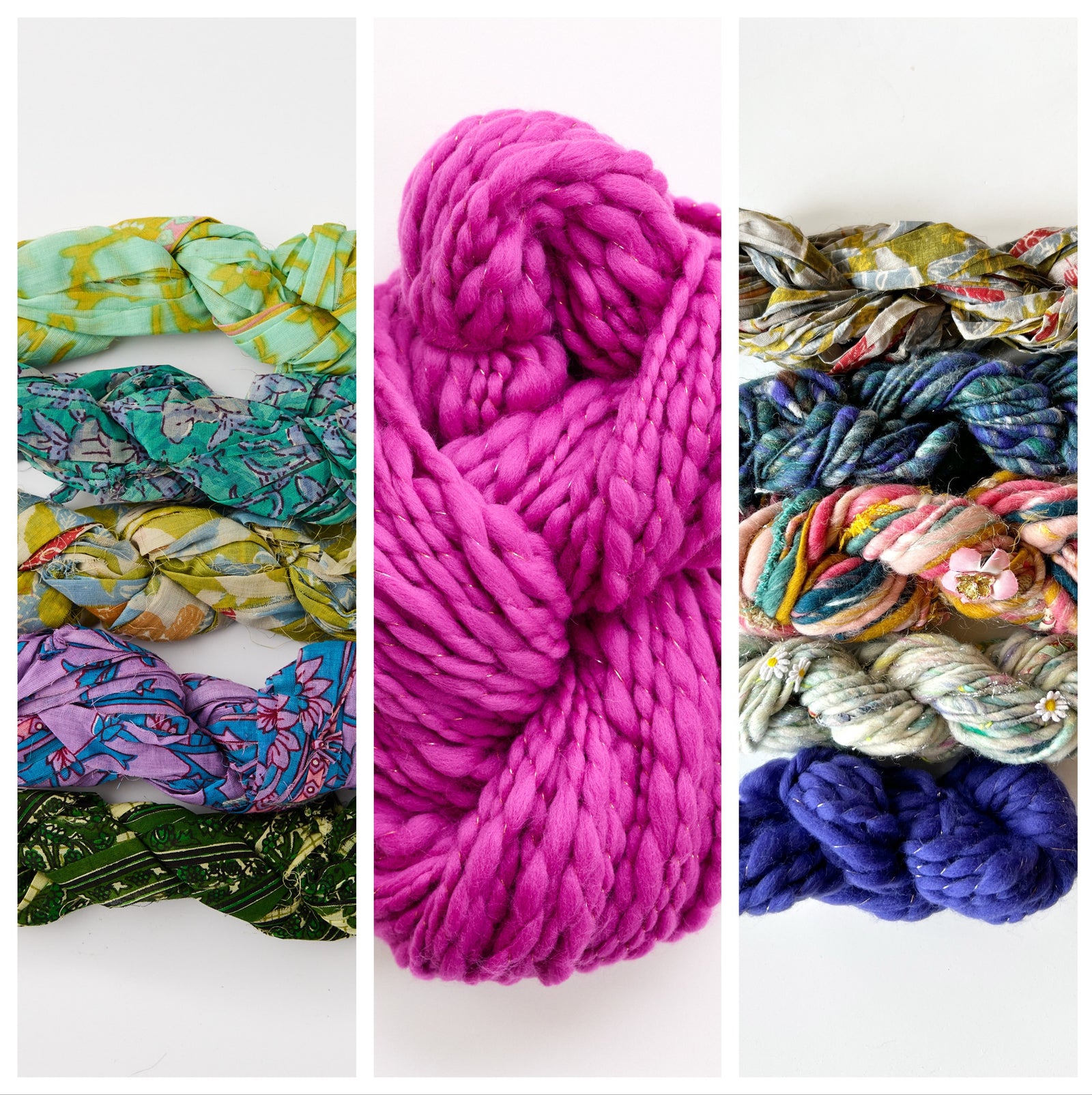 Rodeo Vest Mixed Yarn ~ Knitalong Kit