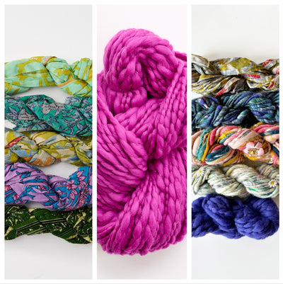 Rodeo Vest Mixed Yarn ~ Knitalong Kit