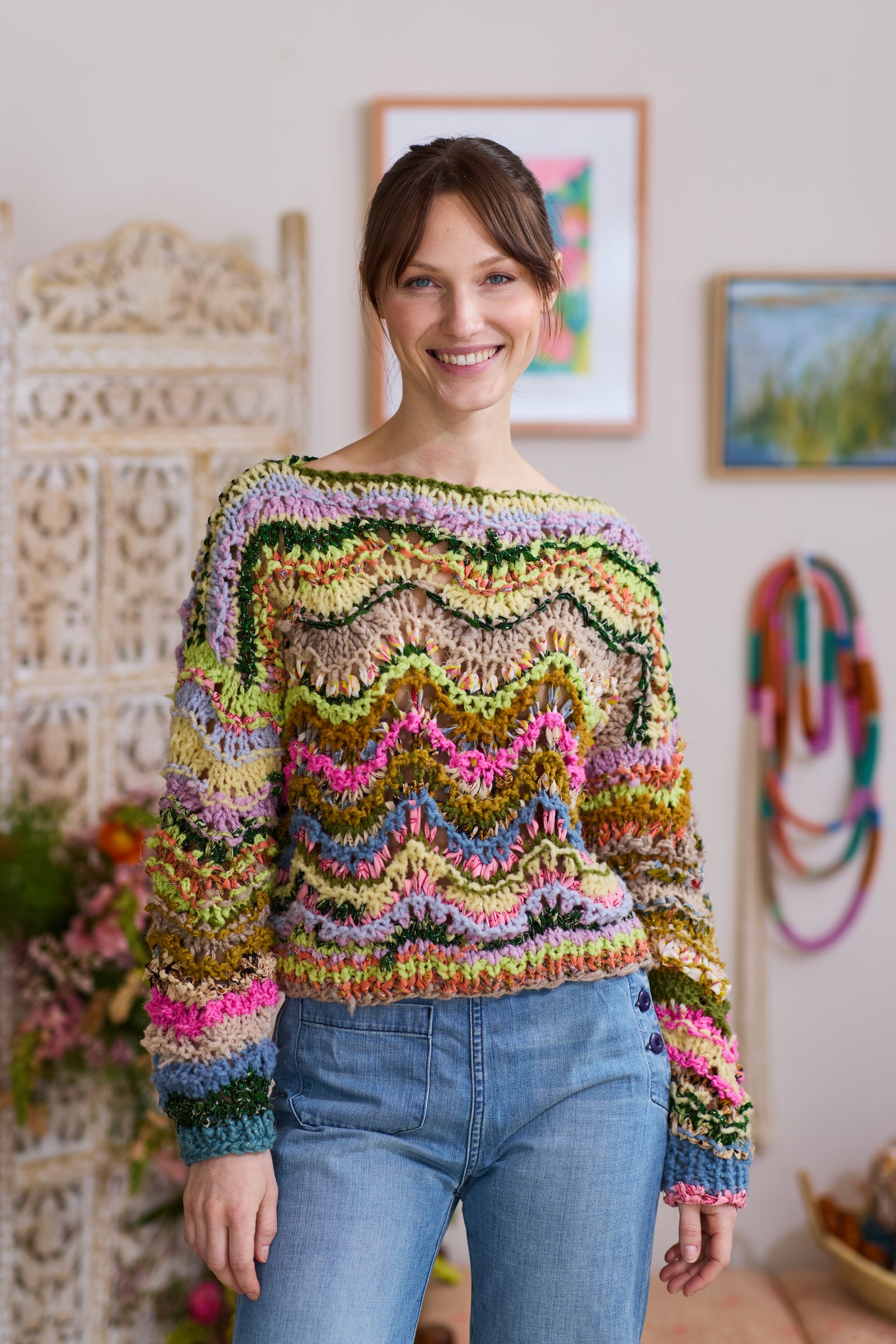 KaleidoWave Sweater ~ Knitalong Kit