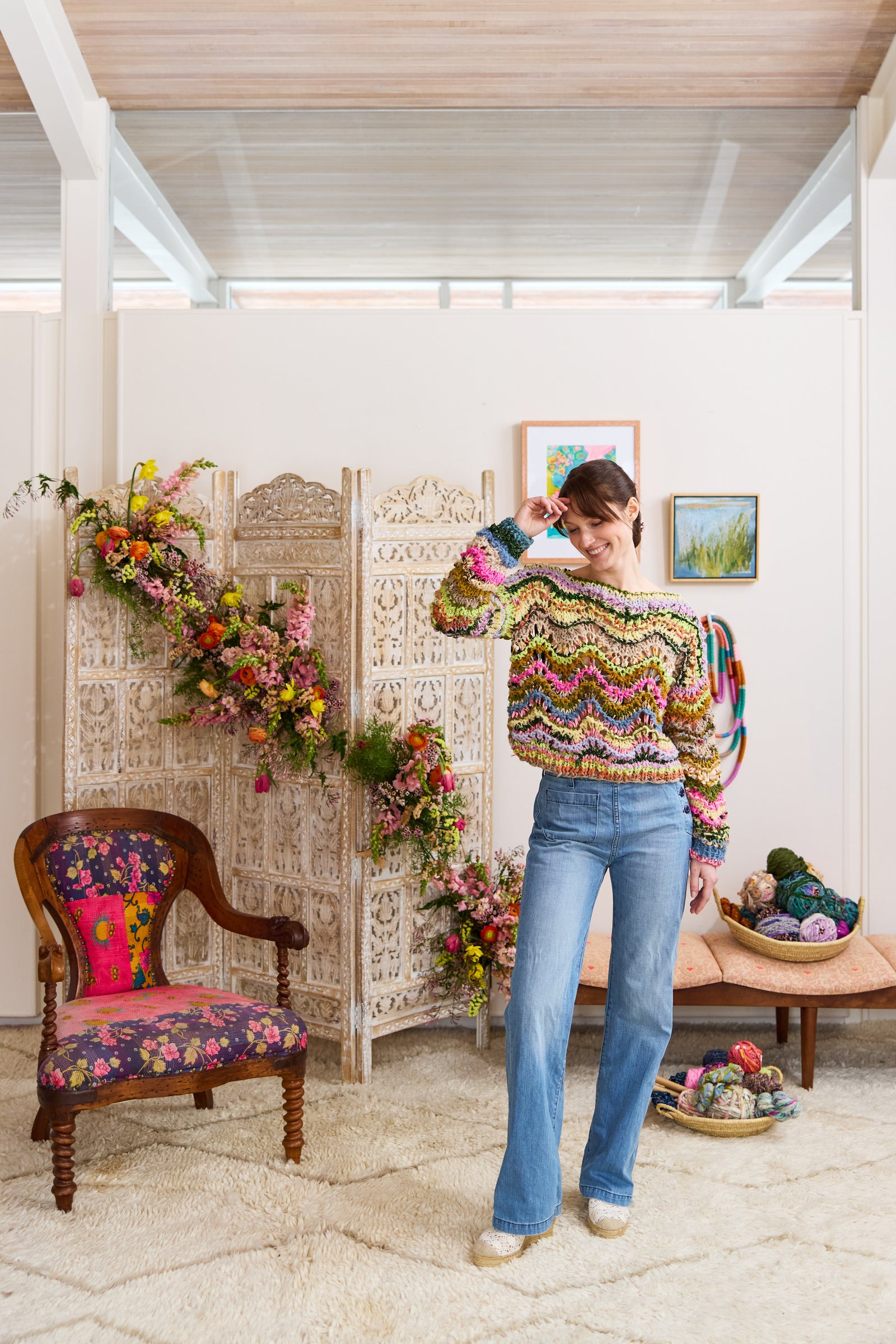 KaleidoWave Sweater ~ Knitalong Kit