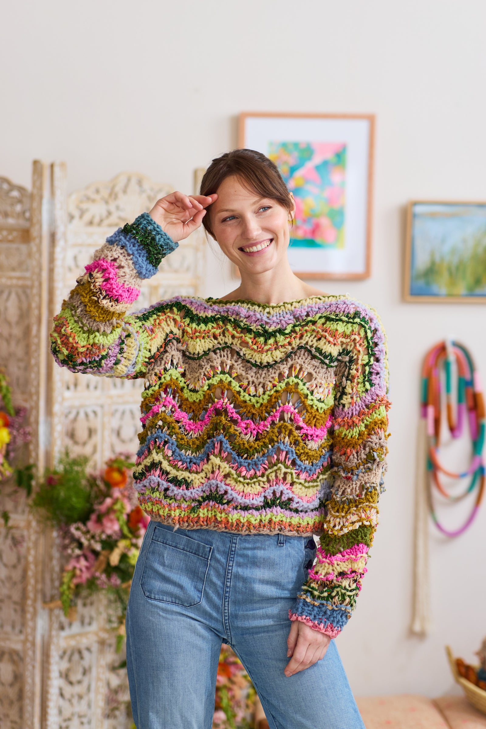 KaleidoWave Sweater ~ Knitalong Kit