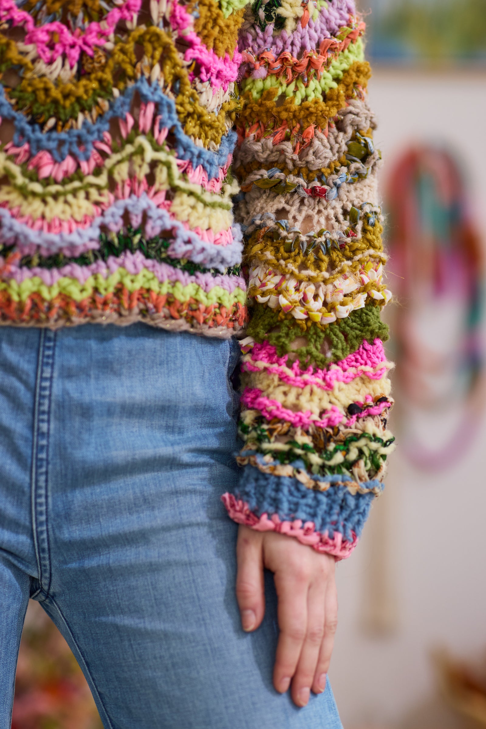 KaleidoWave Sweater ~ Knitalong Kit