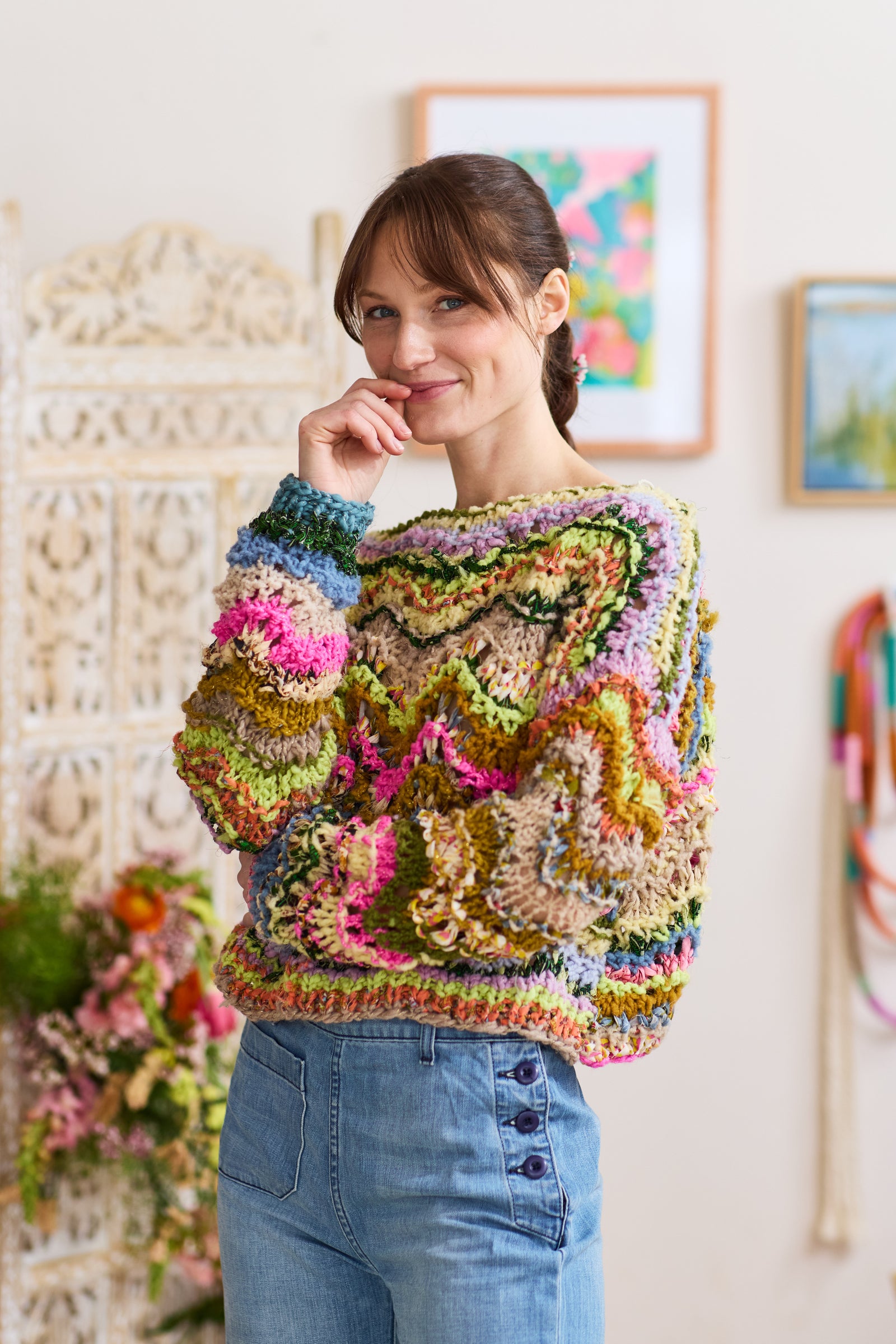 KaleidoWave Sweater ~ Knitalong Kit