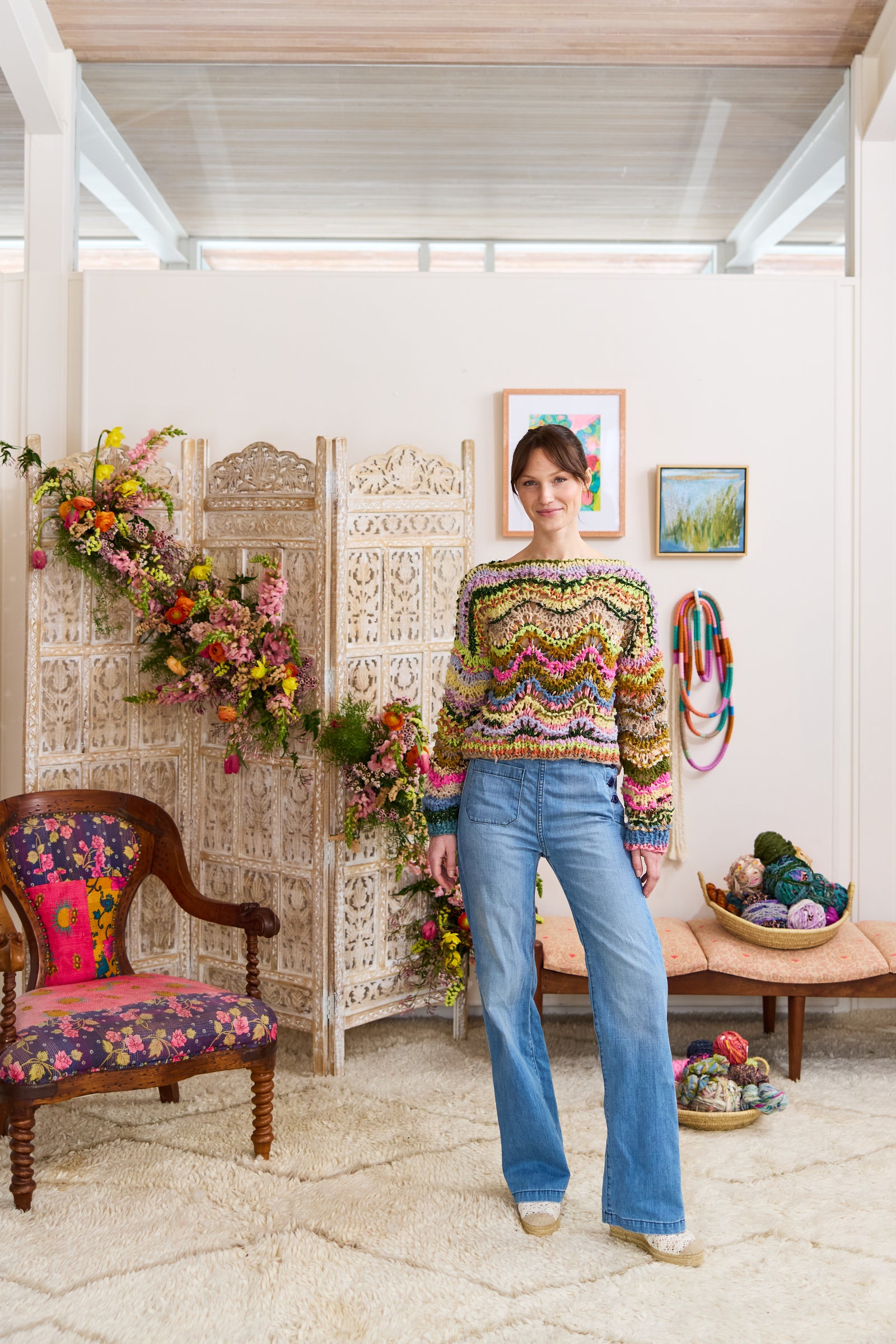 KaleidoWave Sweater ~ Knitalong Kit