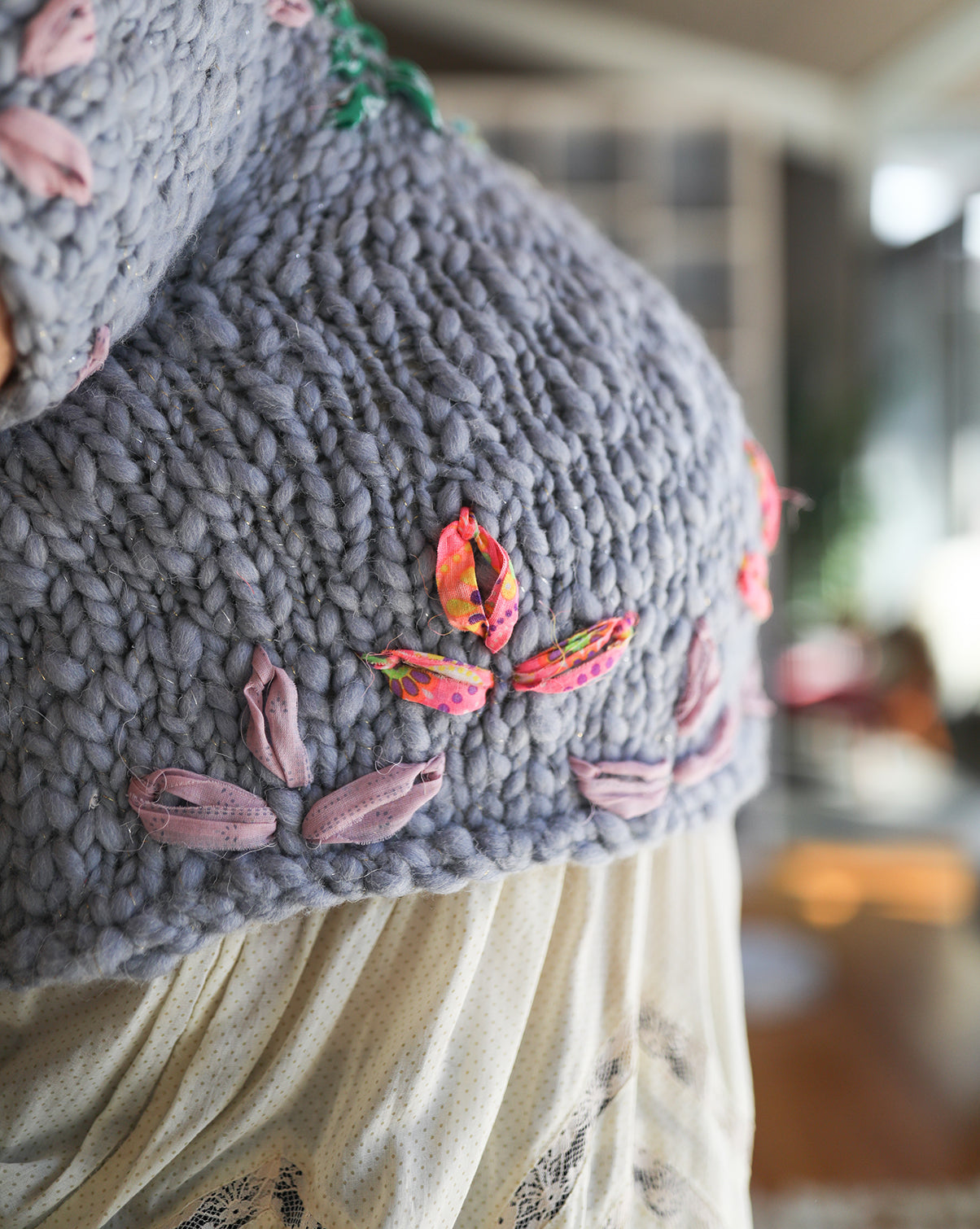 Sweater captured at a close view