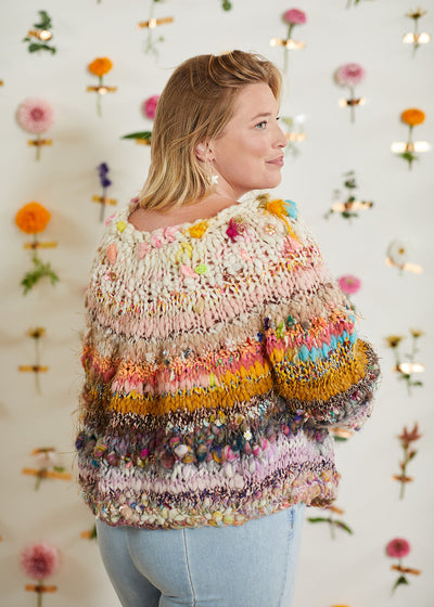 Vanessa's Rainbow Kaleidoscope Cardi ~ Knitalong Kit