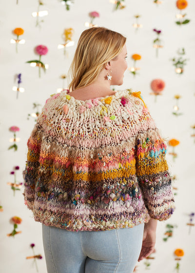 Vanessa's Rainbow Kaleidoscope Cardi ~ Knitalong Kit