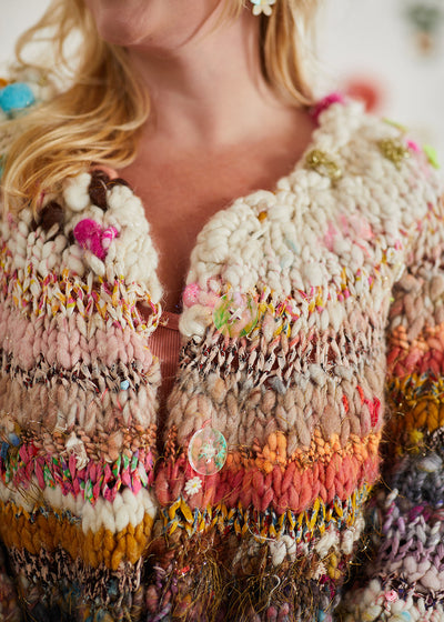Vanessa's Rainbow Kaleidoscope Cardi ~ Knitalong Kit
