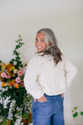 Kaleidoscope Sweater ~ French Vanilla Sample 50