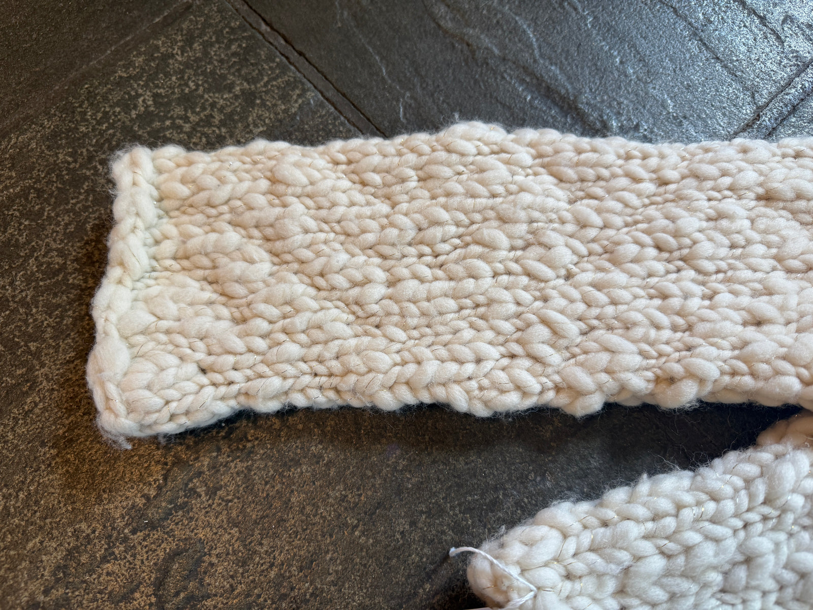 Kaleidoscope Sweater ~ French Vanilla Sample 50