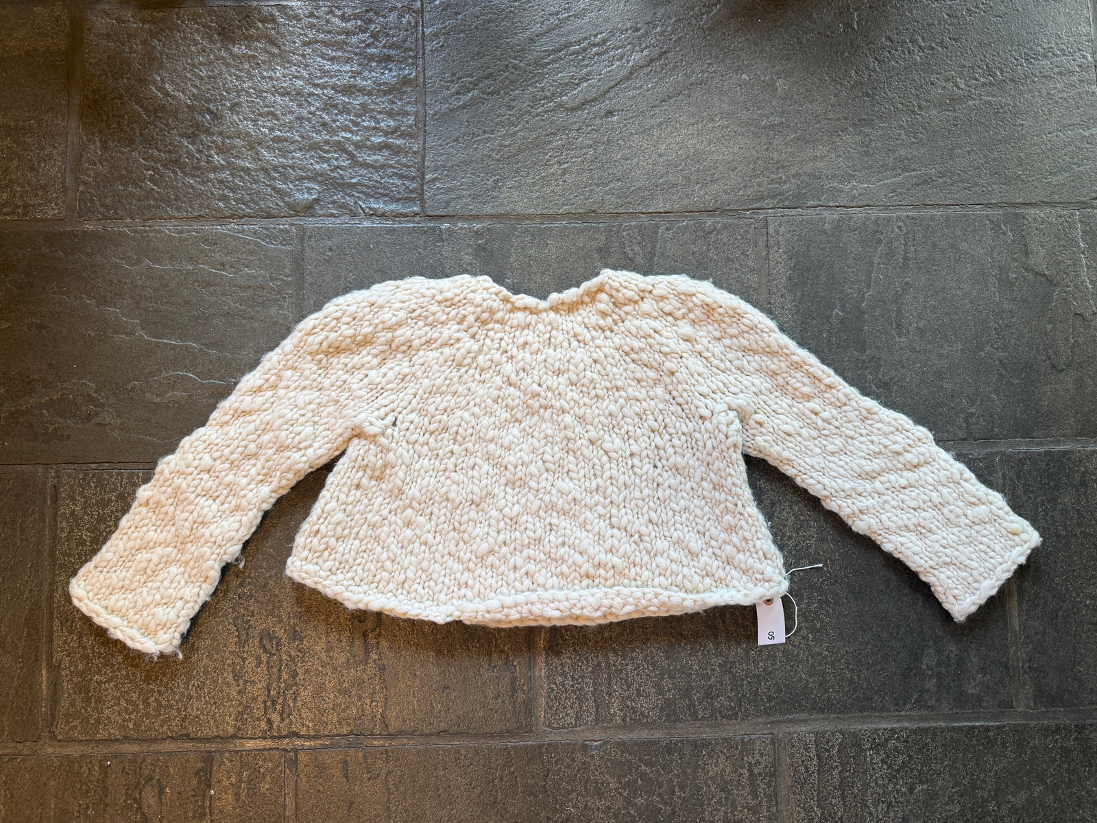 Kaleidoscope Sweater ~ French Vanilla Sample 50