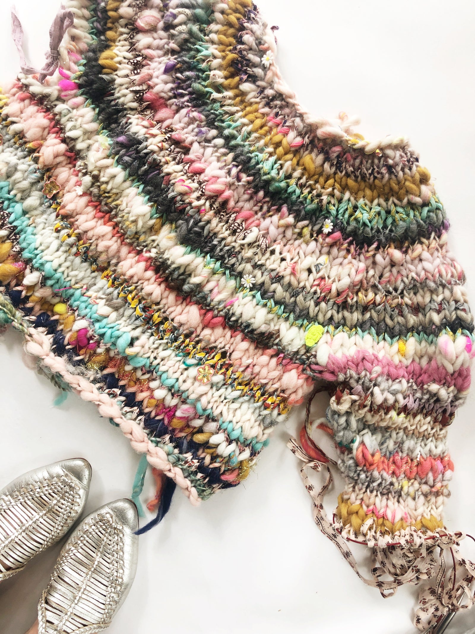 Kaleidoscope Cardi ~ Multi Yarn Sample 4