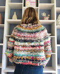 Kaleidoscope Cardi ~ Multi Yarn Sample 4