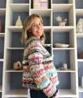 Kaleidoscope Cardi ~ Multi Yarn Sample 4