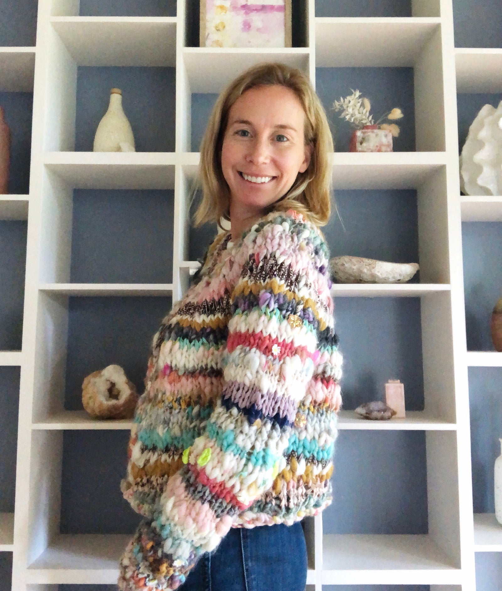 Kaleidoscope Cardi ~ Multi Yarn Sample 4