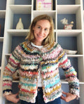Kaleidoscope Cardi ~ Multi Yarn Sample 4