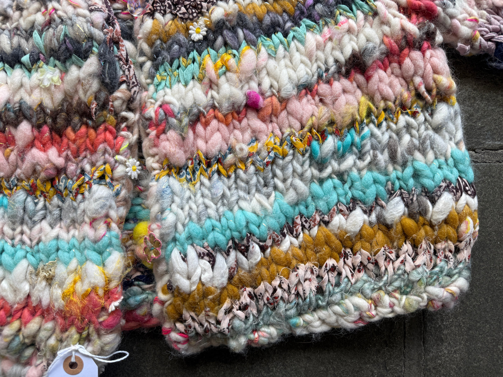 Kaleidoscope Cardi ~ Multi Yarn Sample 4