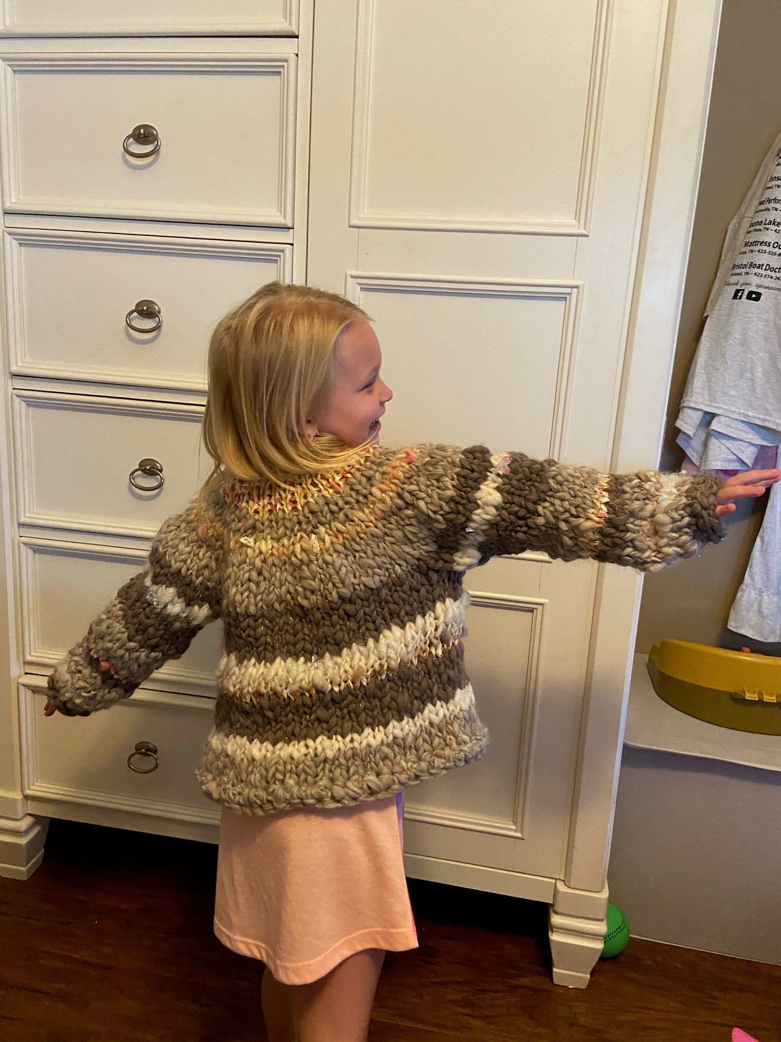 Kids Kaleidoscope Cardi Pattern