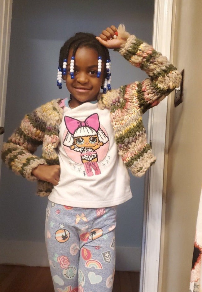 Kids Kaleidoscope Cardi Pattern